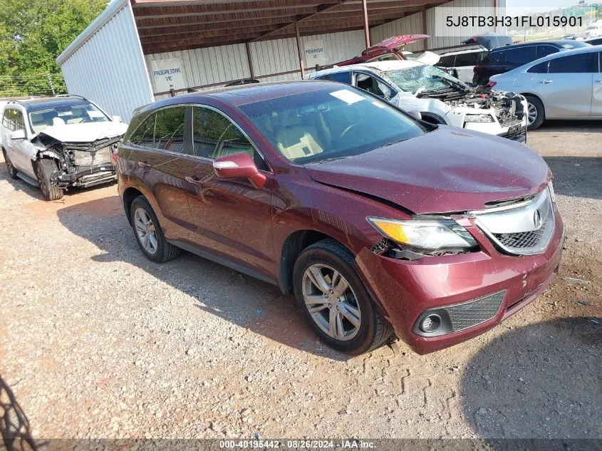 5J8TB3H31FL015901 2015 Acura Rdx