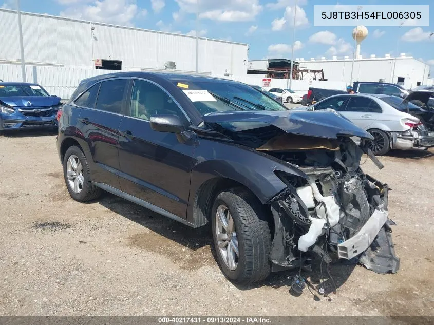 5J8TB3H54FL006305 2015 Acura Rdx