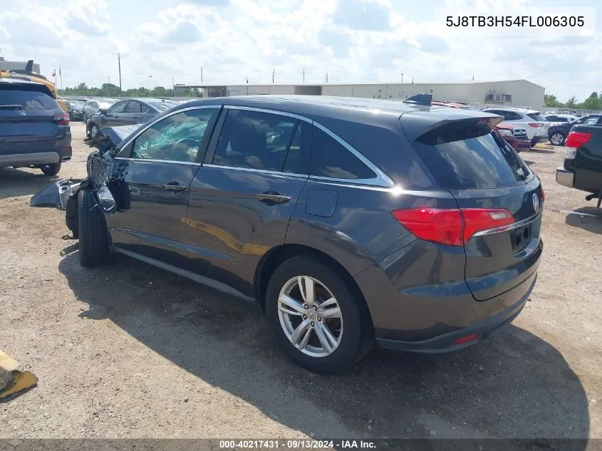 5J8TB3H54FL006305 2015 Acura Rdx