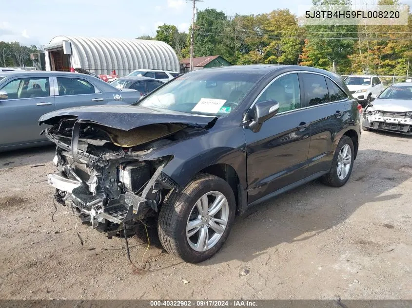 5J8TB4H59FL008220 2015 Acura Rdx