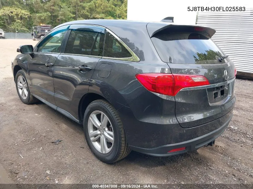 5J8TB4H30FL025583 2015 Acura Rdx