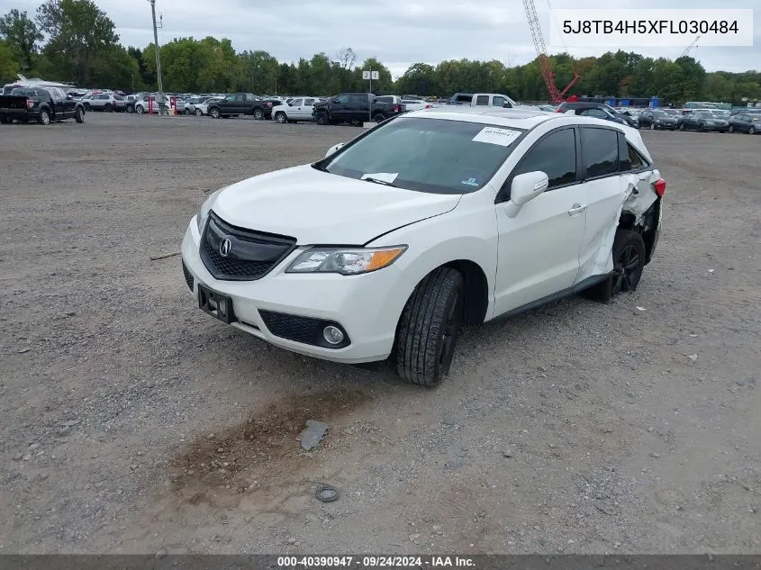 5J8TB4H5XFL030484 2015 Acura Rdx Technology