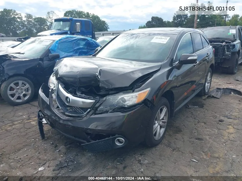 5J8TB3H54FL001105 2015 Acura Rdx