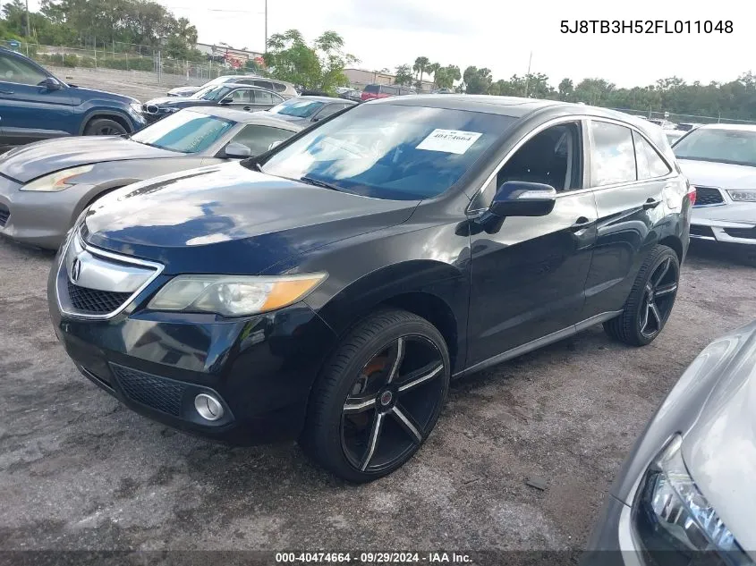 5J8TB3H52FL011048 2015 Acura Rdx Technology