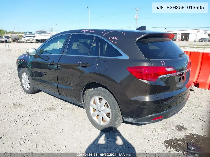 5J8TB3H35FL013505 2015 Acura Rdx