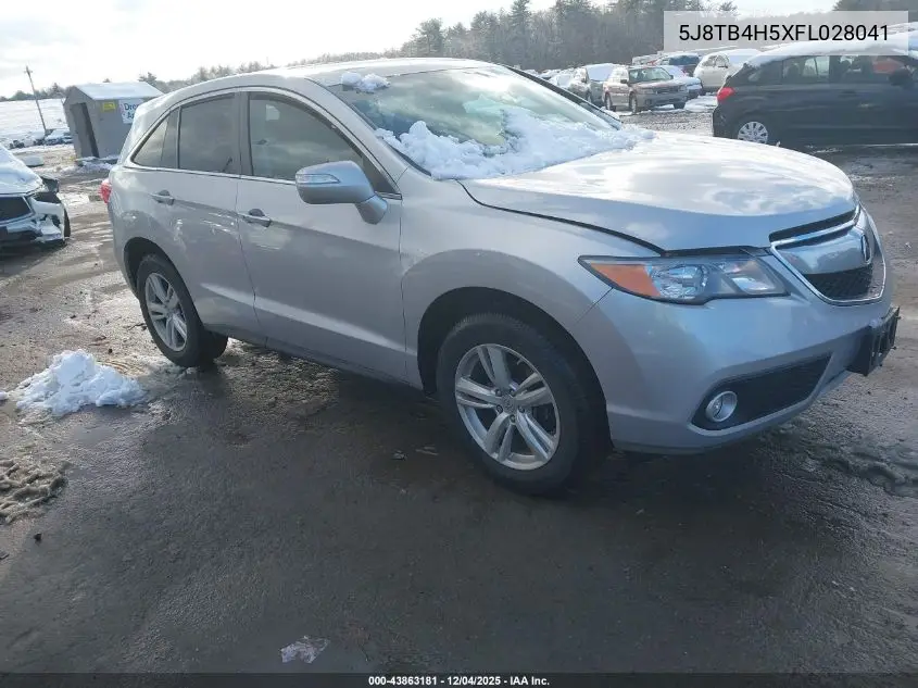 5J8TB4H5XFL028041 2015 Acura Rdx Technology