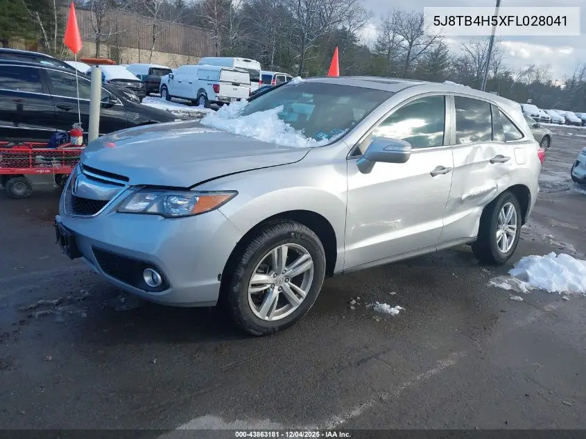 5J8TB4H5XFL028041 2015 Acura Rdx Technology