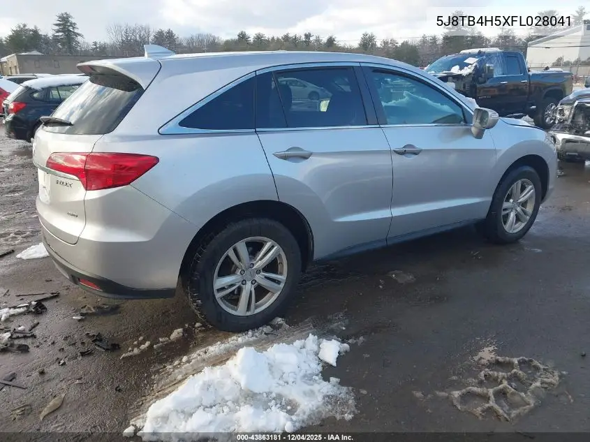 5J8TB4H5XFL028041 2015 Acura Rdx Technology