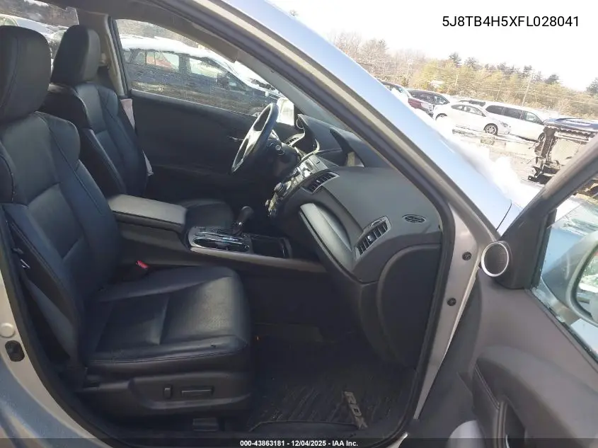 5J8TB4H5XFL028041 2015 Acura Rdx Technology