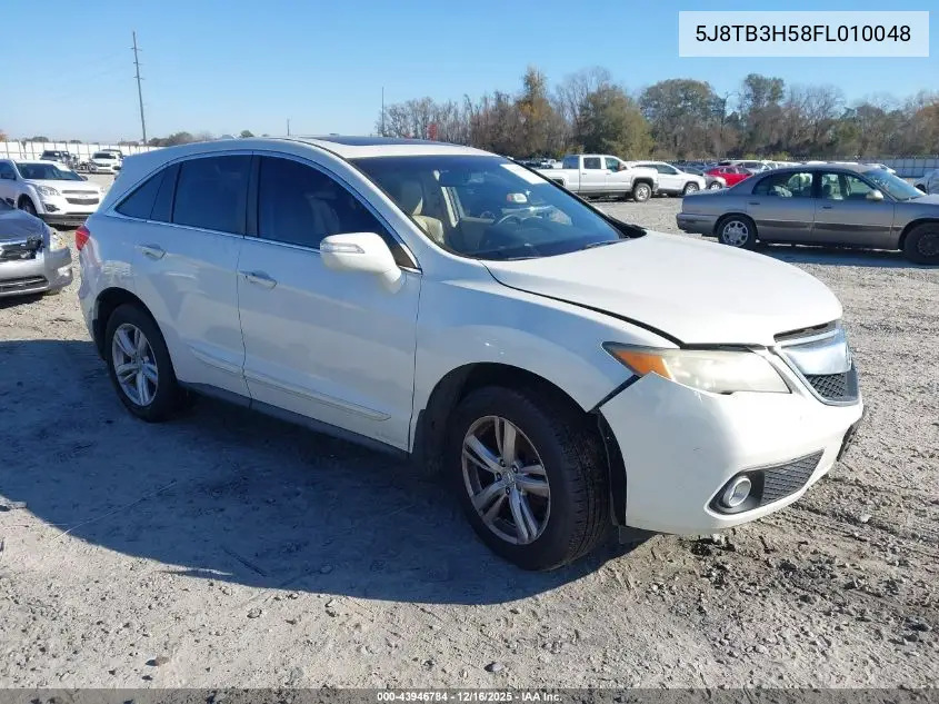 5J8TB3H58FL010048 2015 Acura Rdx