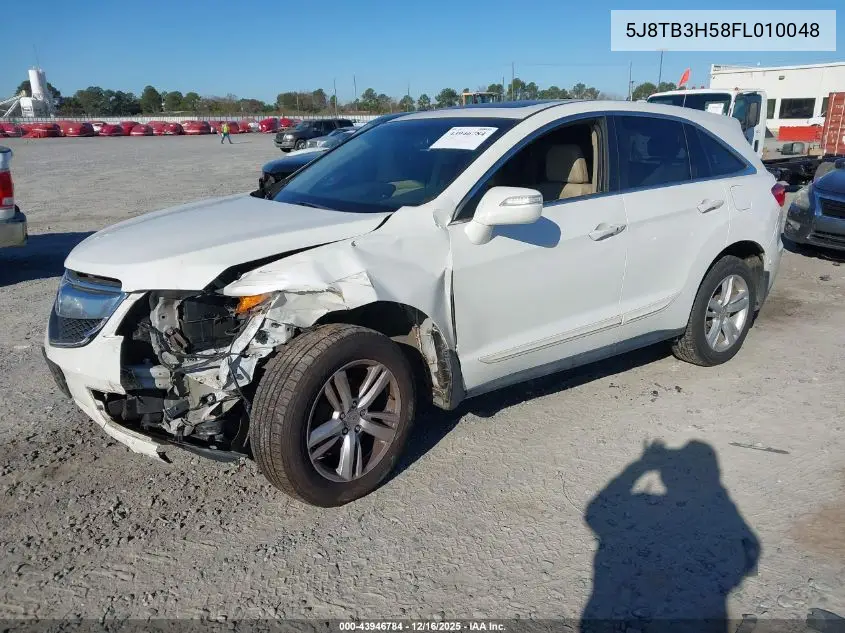 5J8TB3H58FL010048 2015 Acura Rdx
