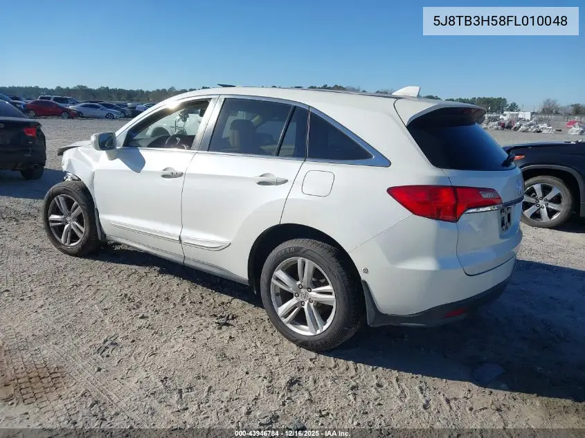 5J8TB3H58FL010048 2015 Acura Rdx