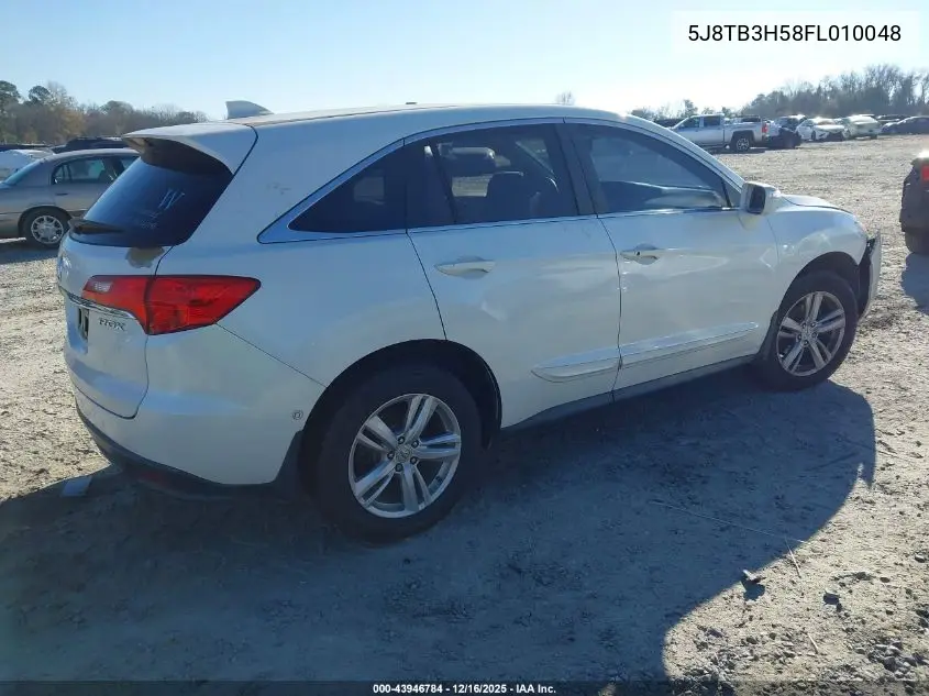 5J8TB3H58FL010048 2015 Acura Rdx