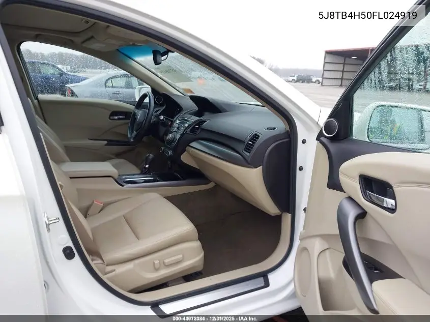 5J8TB4H50FL024919 2015 Acura Rdx