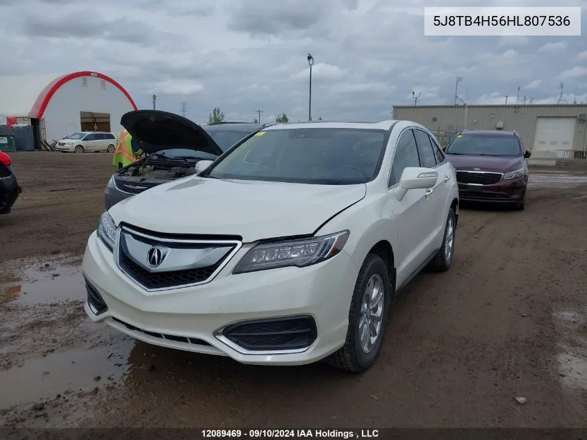 5J8TB4H56HL807536 2017 Acura Rdx