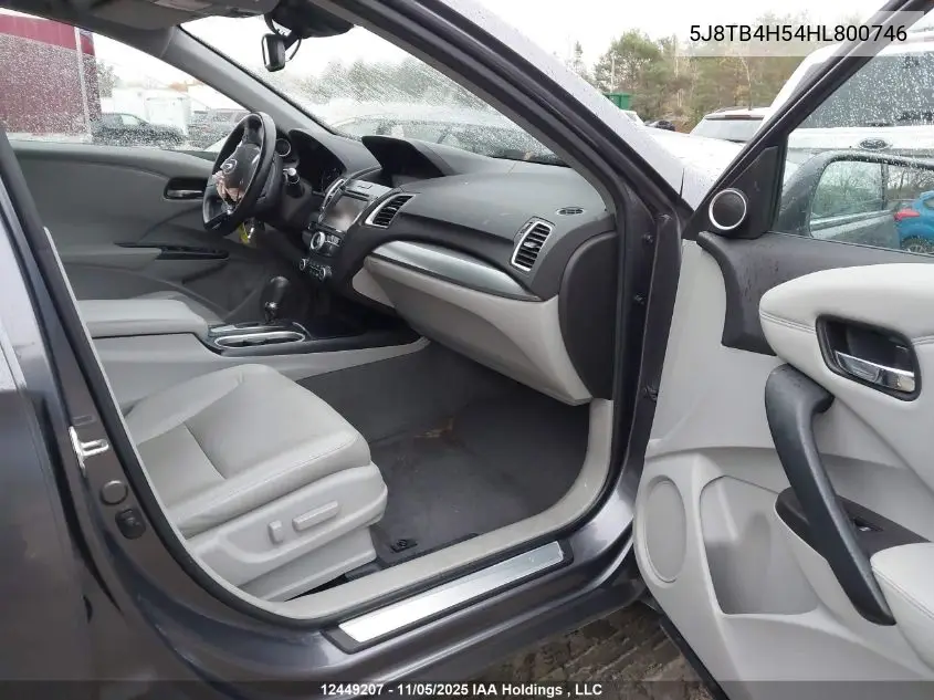 5J8TB4H54HL800746 2017 Acura Rdx Technology