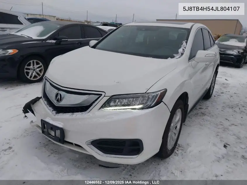5J8TB4H54JL804107 2018 Acura Rdx