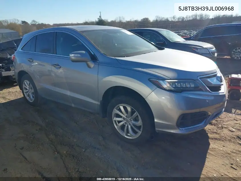5J8TB3H39JL006968 2018 Acura Rdx Acurawatch Plus Package