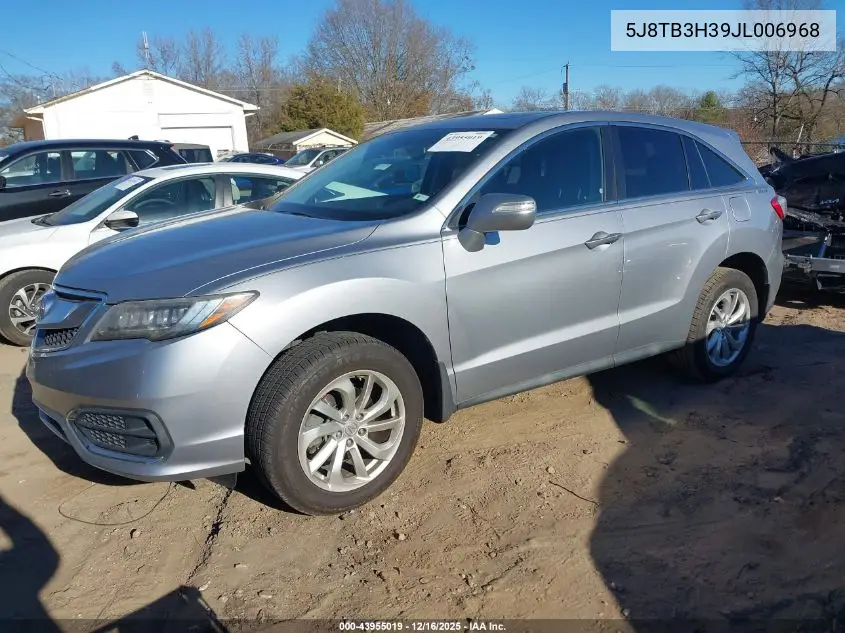 5J8TB3H39JL006968 2018 Acura Rdx Acurawatch Plus Package