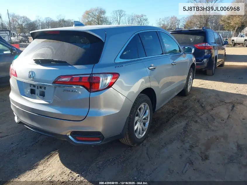 5J8TB3H39JL006968 2018 Acura Rdx Acurawatch Plus Package