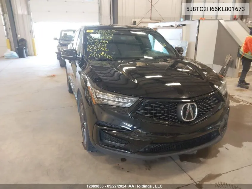 5J8TC2H66KL801673 2019 Acura Rdx