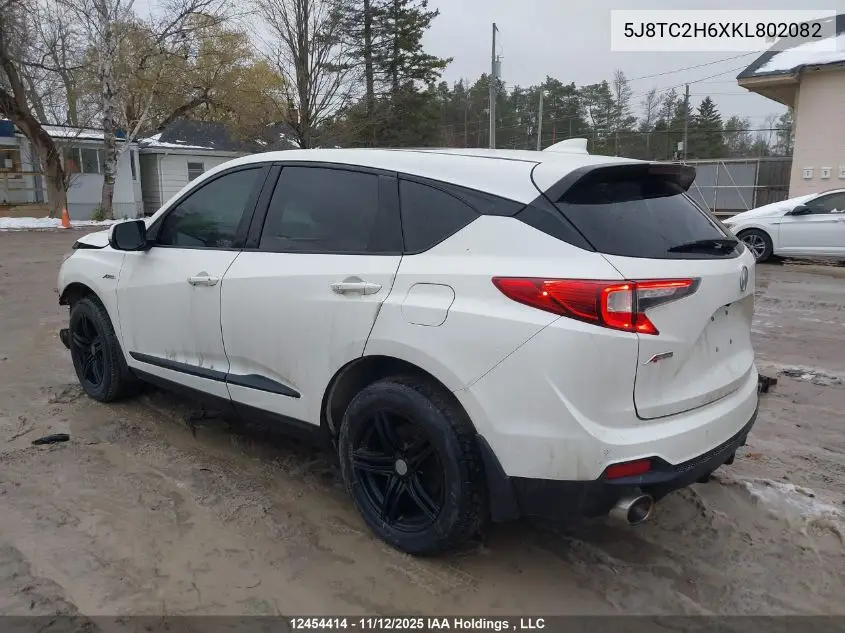 5J8TC2H6XKL802082 2019 Acura Rdx