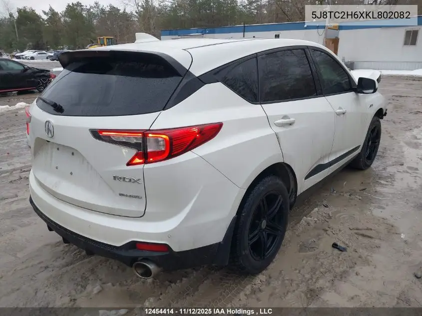 5J8TC2H6XKL802082 2019 Acura Rdx
