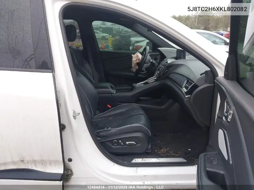 5J8TC2H6XKL802082 2019 Acura Rdx