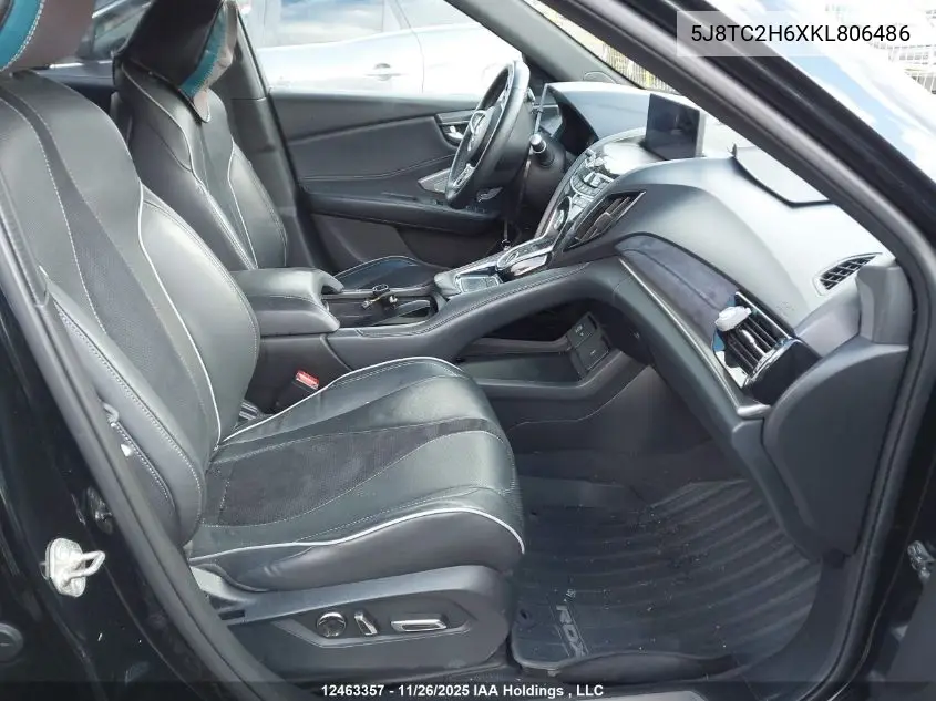 5J8TC2H6XKL806486 2019 Acura Rdx