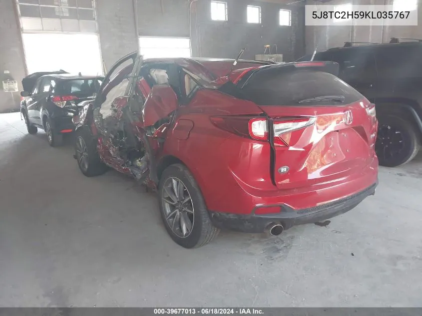 5J8TC2H59KL035767 2019 Acura Rdx Technology Package