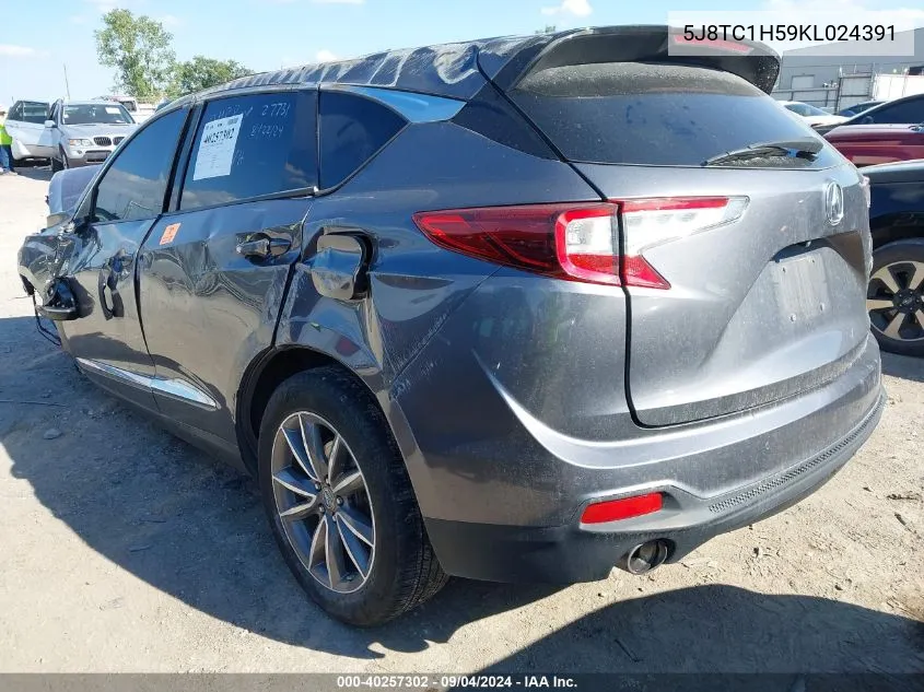 5J8TC1H59KL024391 2019 Acura Rdx Technology