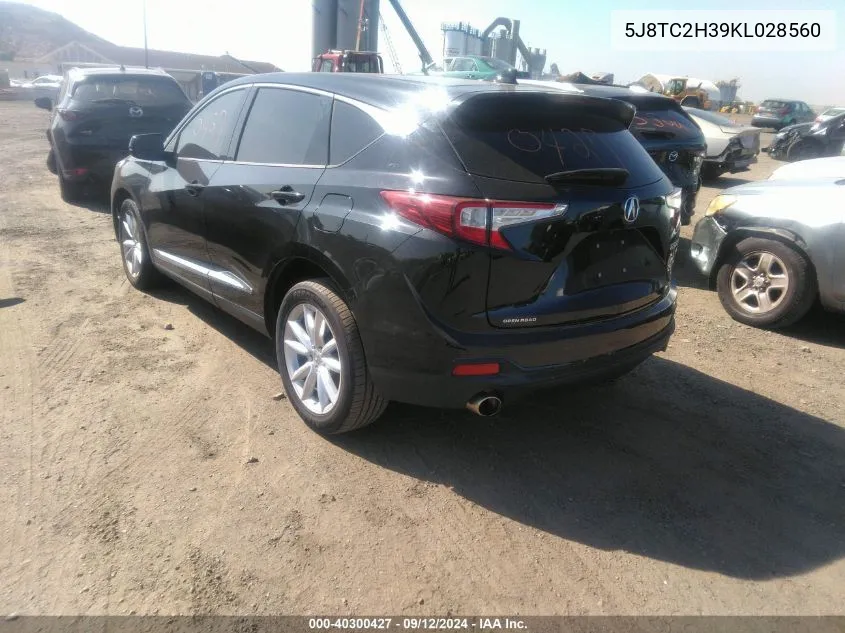 5J8TC2H39KL028560 2019 Acura Rdx Standard