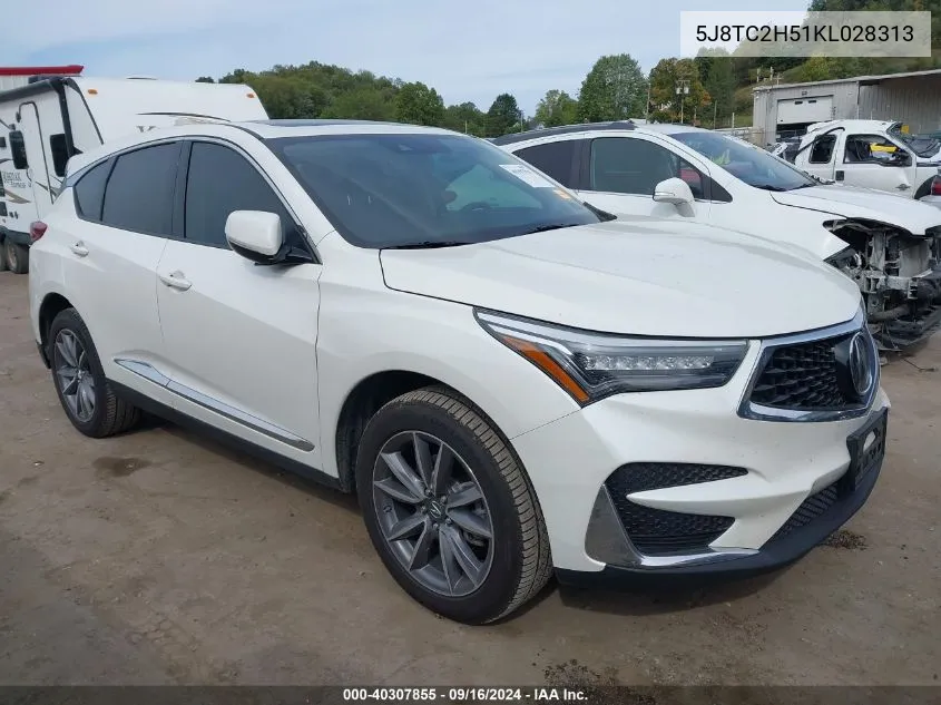 5J8TC2H51KL028313 2019 Acura Rdx Technology