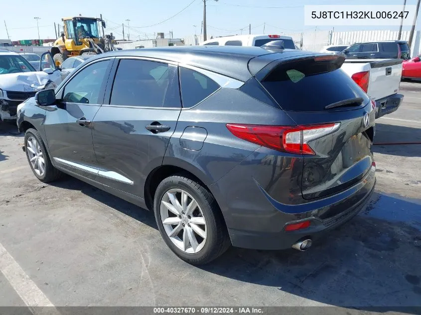 5J8TC1H32KL006247 2019 Acura Rdx Standard