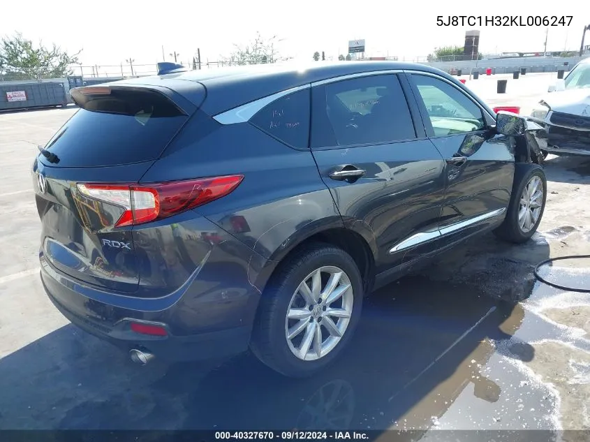 5J8TC1H32KL006247 2019 Acura Rdx Standard