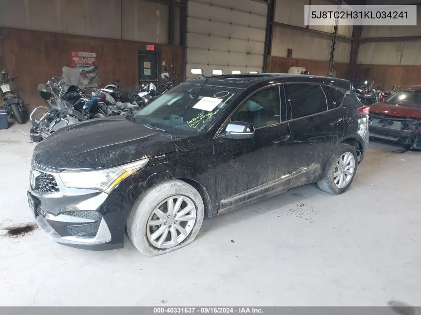 5J8TC2H31KL034241 2019 Acura Rdx