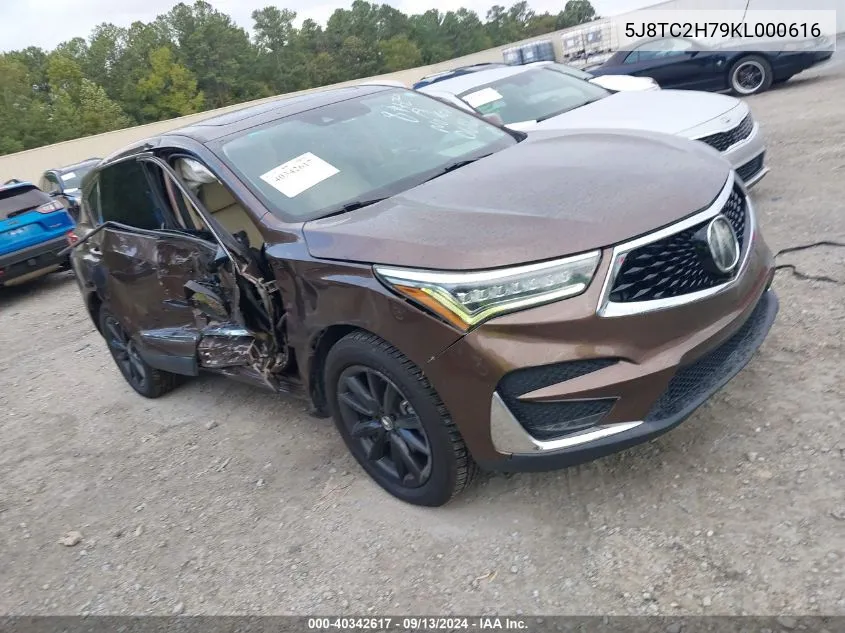 5J8TC2H79KL000616 2019 Acura Rdx Advance