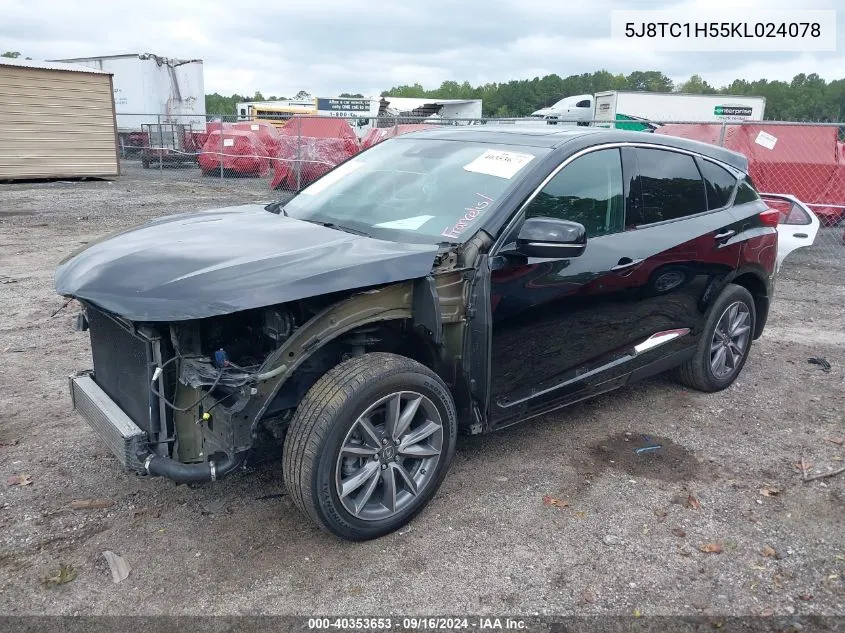 5J8TC1H55KL024078 2019 Acura Rdx Technology Package