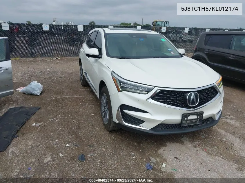 5J8TC1H57KL012174 2019 Acura Rdx Technology Package