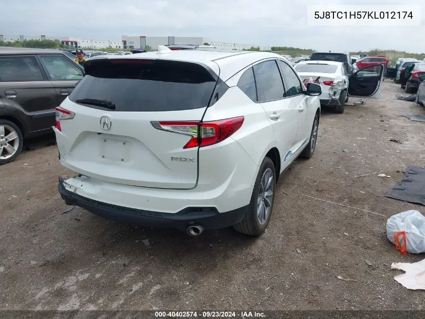 5J8TC1H57KL012174 2019 Acura Rdx Technology Package