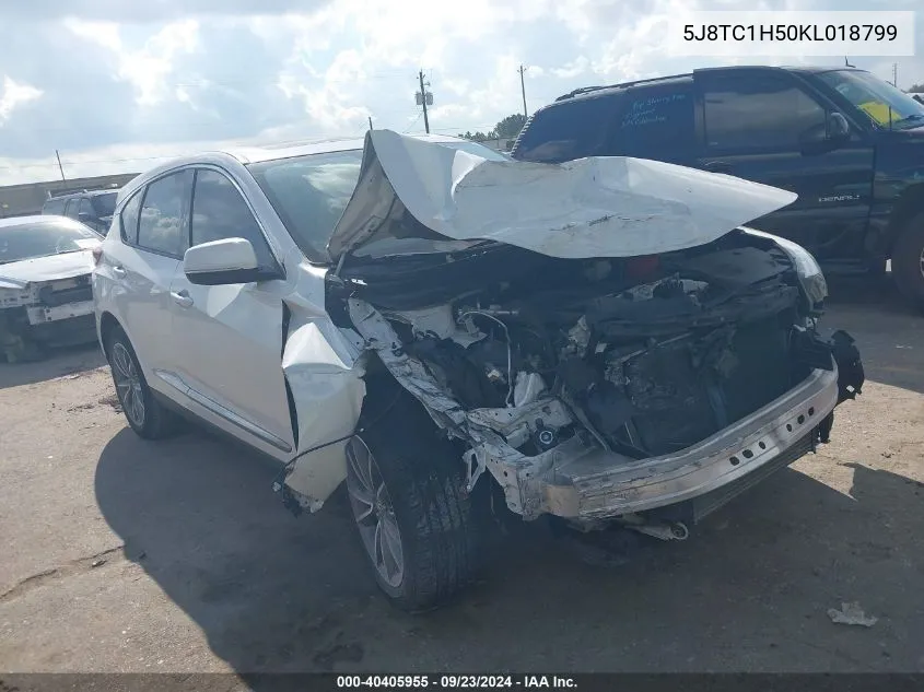 5J8TC1H50KL018799 2019 Acura Rdx Technology