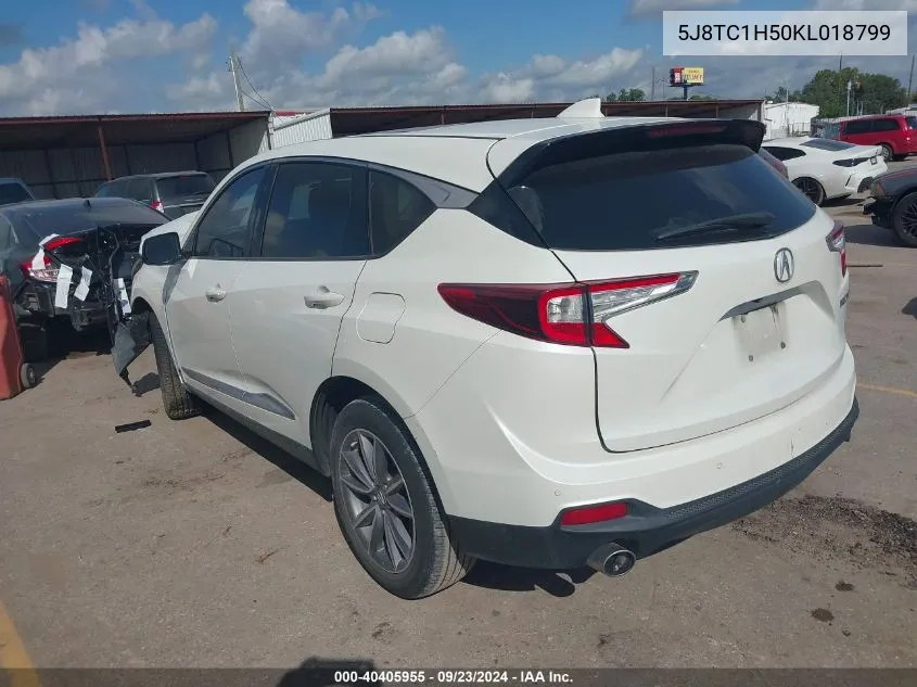 5J8TC1H50KL018799 2019 Acura Rdx Technology