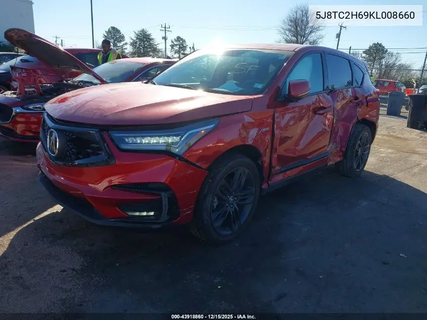 5J8TC2H69KL008660 2019 Acura Rdx A-Spec Package