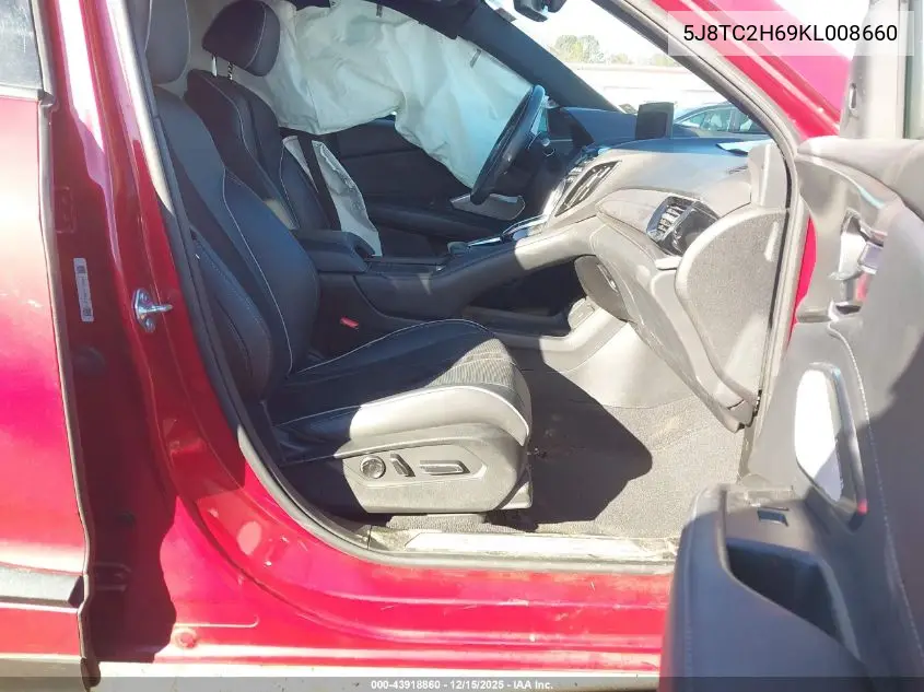 5J8TC2H69KL008660 2019 Acura Rdx A-Spec Package