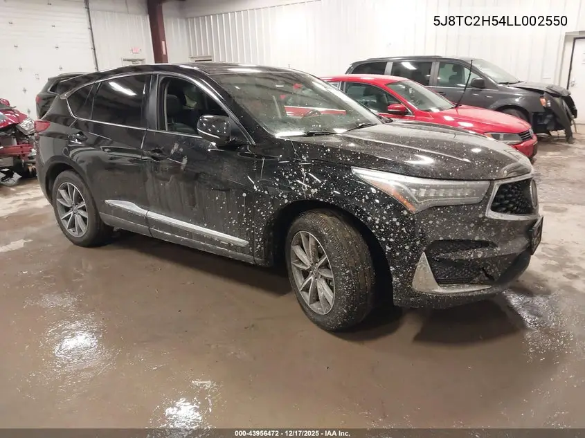 5J8TC2H54LL002550 2020 Acura Rdx Technology Package