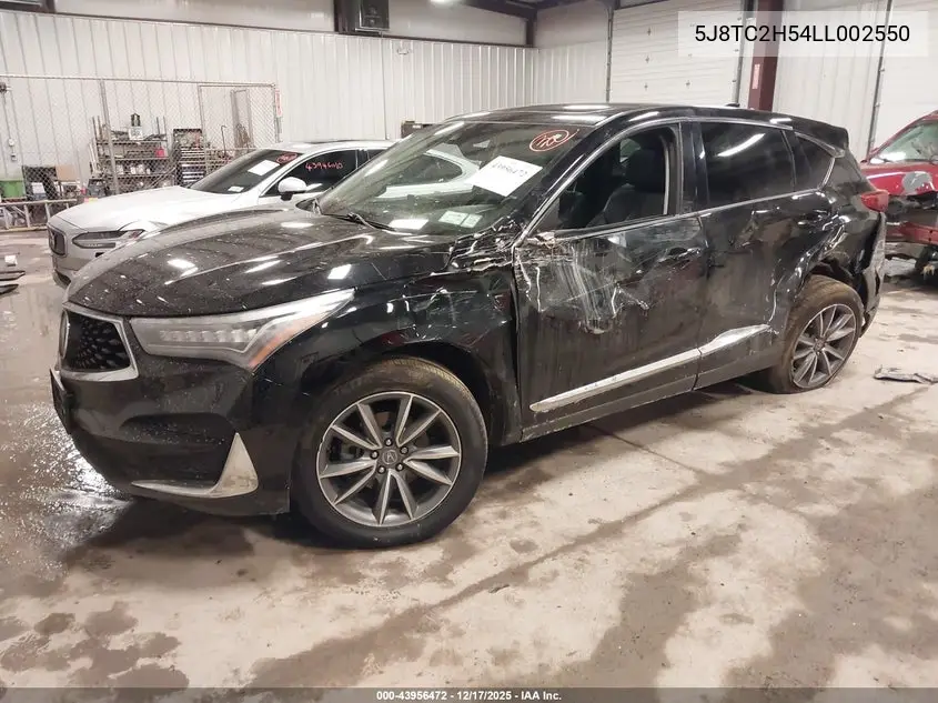 5J8TC2H54LL002550 2020 Acura Rdx Technology Package