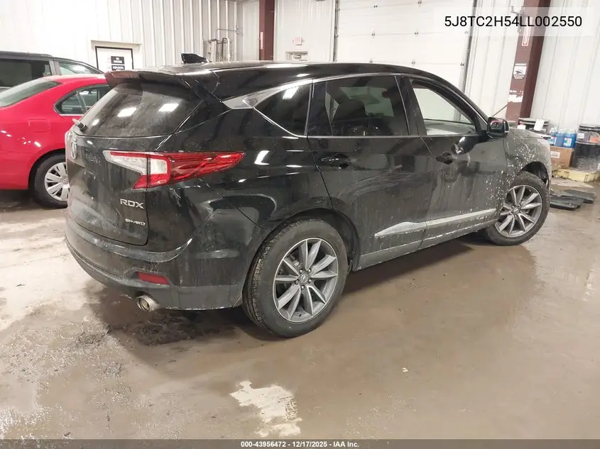 5J8TC2H54LL002550 2020 Acura Rdx Technology Package
