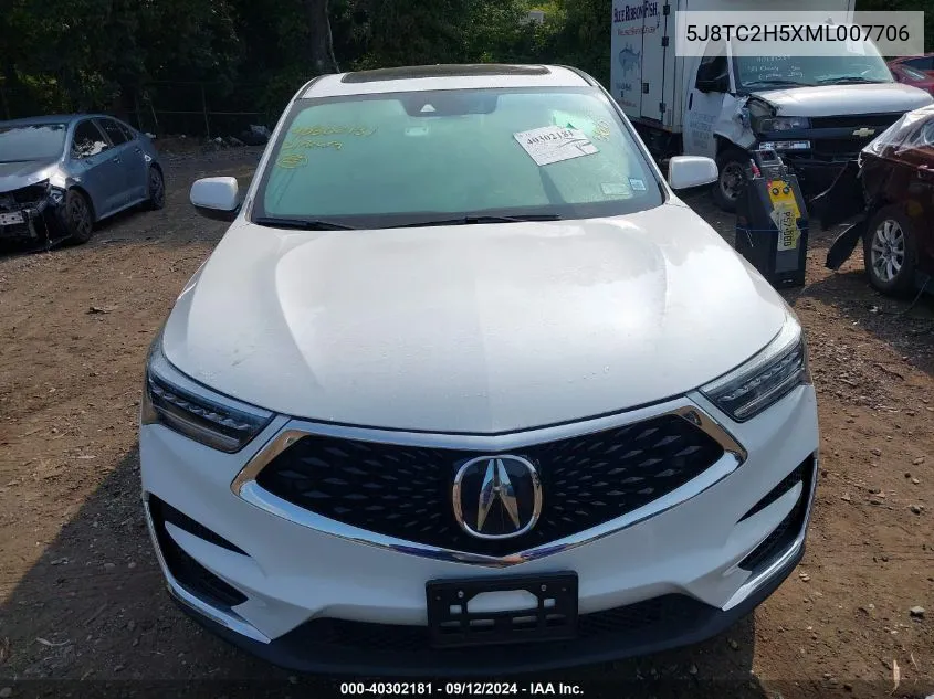 5J8TC2H5XML007706 2021 Acura Rdx Technology