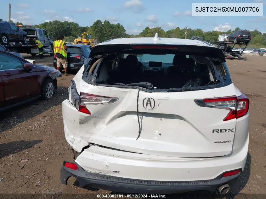 5J8TC2H5XML007706 2021 Acura Rdx Technology