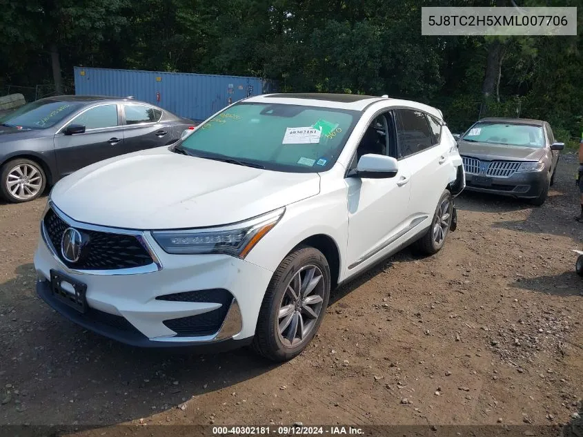 5J8TC2H5XML007706 2021 Acura Rdx Technology